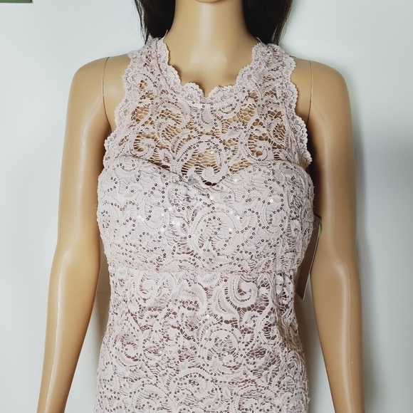 My Michelle lace sequins mini dress - Picture 13 of 15